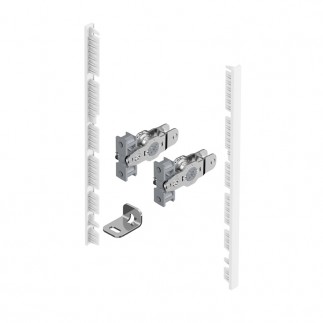 CONECTOR FRENTE BARRA TRANSVERSAL 187 ADVANTECH YOU BLANCO HETTICH
