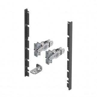CONECTOR FRENTE BARRA TRANSVERSAL 187 ADVANTECH YOU ANTRACITA HETTICH