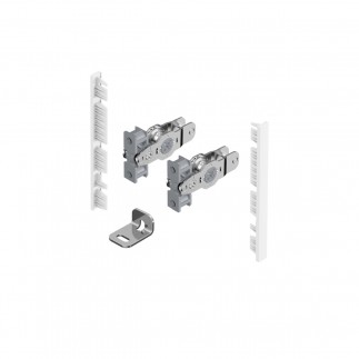 CONECTOR FRENTE BARRA TRANSVERSAL 101 ADVANTECH YOU BLANCO HETTICH
