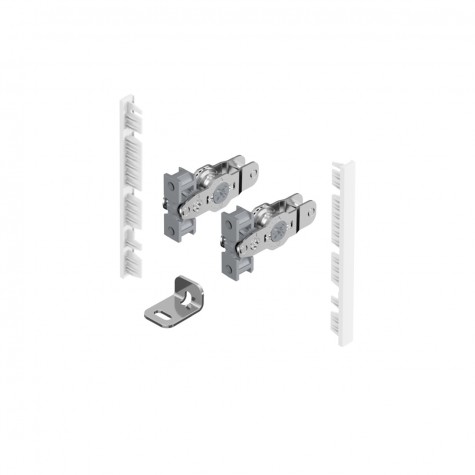 CONECTOR FRENTE BARRA TRANSVERSAL 101 ADVANTECH YOU BLANCO HETTICH