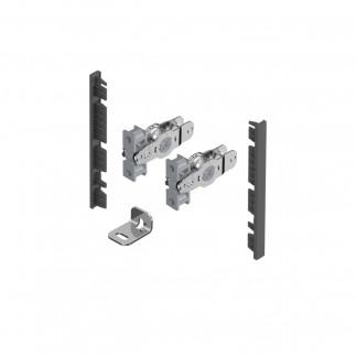 CONECTOR FRENTE BARRA TRANSVERSAL 101 ADVANTECH YOU ANTRACITA HETTICH