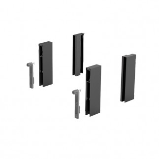 AT DESIGNSIDE SET CONECTORES 124 P/CRISTAL ANTRACITA ARCITECH HETTICH