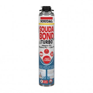 T.ESPUMA POLIUR. P/PISTOLA 750 ML. SOUDABOND TURBO GUN 153175 SOUDAL