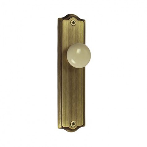 TIRADOR ARM. C451 CUERO PORCELANA BEIGE CRAQUELE JANDEL
