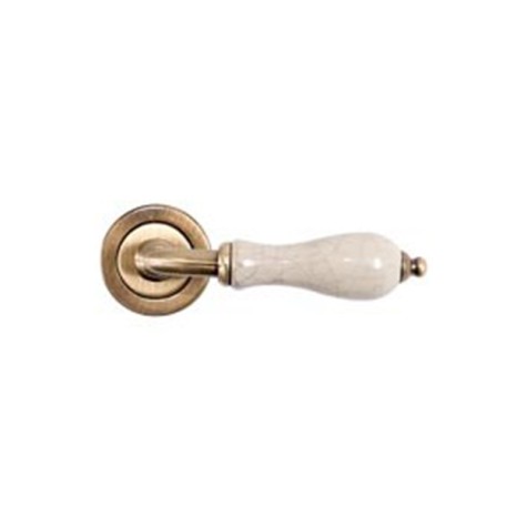 J.MANILLAS ROSETA ZAMAK PORCELANA R-787 CUERO 07874 MICEL