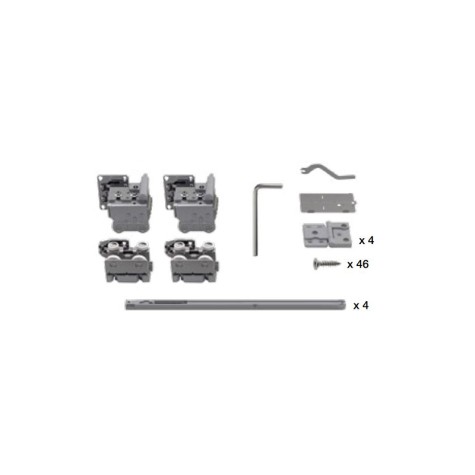 SISTEMA PTA.PLEGABLE-CORRED. 1 PTA (2 HOJAS) AXIS FREE 1 660AXF001 SYSKOR