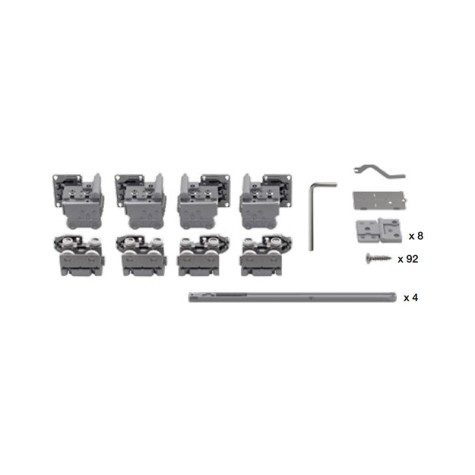 SISTEMA PTA.PLEGABLE-CORRED. 2 PTA (4 HOJAS) AXIS FREE 1 660AXF002 SYSKOR