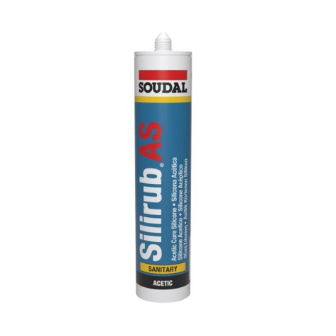 T.SILICONA TRASNLUCIDO 310 ML.(ESPECIAL SANITARIOS) 113008 SILIRUB S SOUDAL
