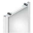 KIT PUERTA CORREDERA RECTO KP-TR16MIN-75 BLANCO 35M000A01 SYSKOR
