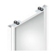 KIT PUERTA CORREDERA RECTO KP-TR16MIN-75 BLANCO CHAMONIX 35M000AM1 SYSKOR