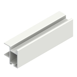 KIT PUERTA CORREDERA RECTO KP-TR16MIN-75 BLANCO CHAMONIX 35M000AM1 SYSKOR 2