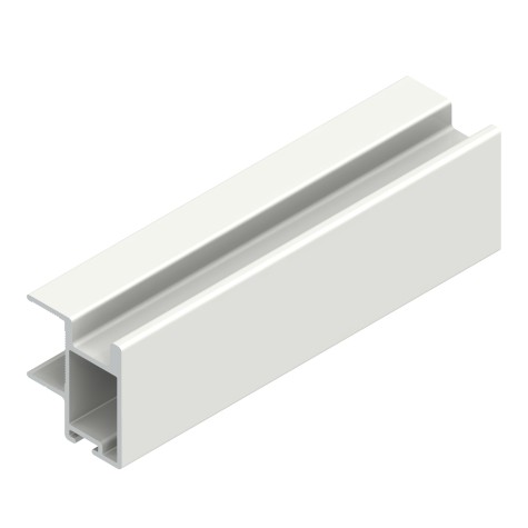 KIT PUERTA CORREDERA RECTO KP-TR16MIN-75 BLANCO CHAMONIX 35M000AM1 SYSKOR