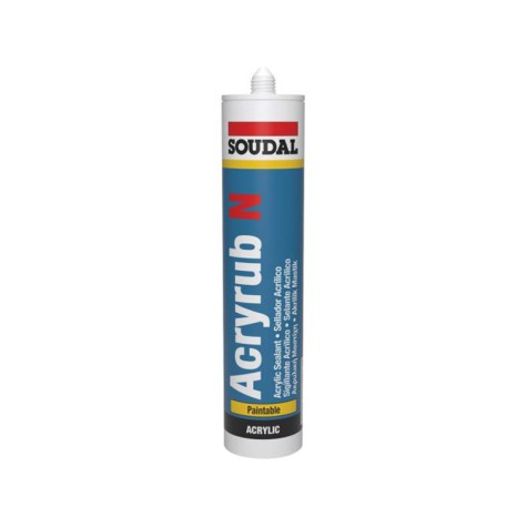 T.MASILLA ACRILICA MARRON 300 ML.112214 ACRYRUB SOUDAL