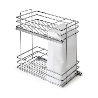 BOTELLERO/PANERO VERSATIL OVAL CROMO ALT.70 MOD.20 F20920-70 P400