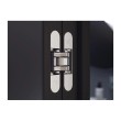 BISAGRA INVISIBLE K8060 CS (PUERTA) 5 PIV. 3 REG. CROMO SAT. KRONA