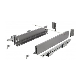 KIT CAJON PUSH AXISPRO H84 FONDO 500 MM.ANTRACITA PB-AXISPRO-P2O-KPL500A GTV