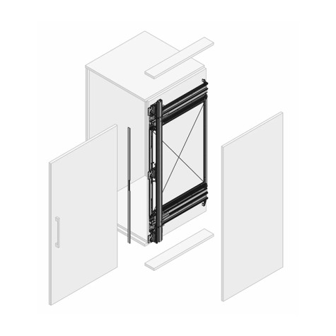 SISTEMA P/HOJAS CORREDERAS NEW DARWIN 9500 3 665 ABS KRONA