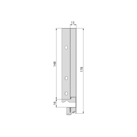 CAJON METALICO GRIS KIT 242X500 MM. VERTEX-60 3179425 EMUCA
