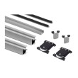 KIT PUERTA CORREDERA KBRICO29754 PLATA MATE 2,60 M. P400