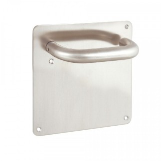 J.MANILLAS C/PLACA CUADRADA INOX U CURVA 170X170 C/BOCALLAVE 85MM 5 AGUJEROS 5040 DiMani