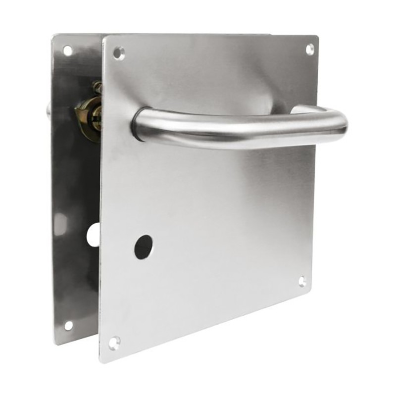J.MANILLAS C/PLACA CUADRADA INOX U CURVA 170X170 C/CONDENA 47MM. MOD.3CW47 COD.10430 AMIG