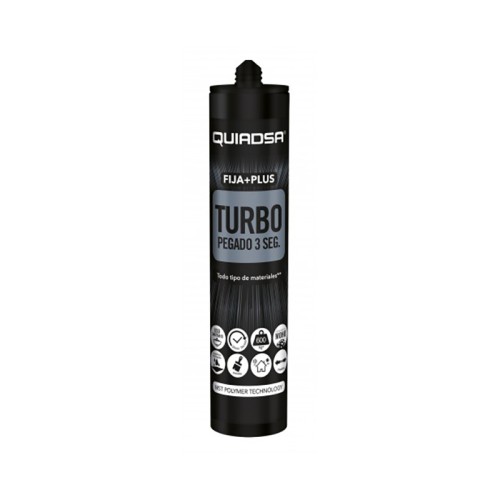 B.290 ML. FIJA+PLUS TURBO BLANCO QUIADSA