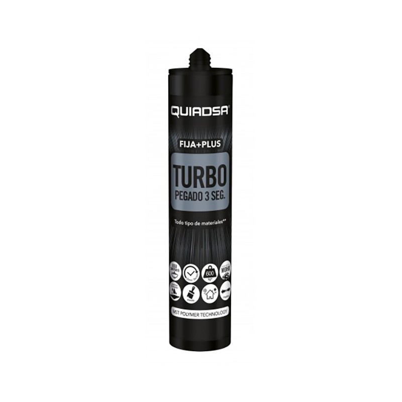 B.290 ML. FIJA+PLUS TURBO BLANCO QUIADSA
