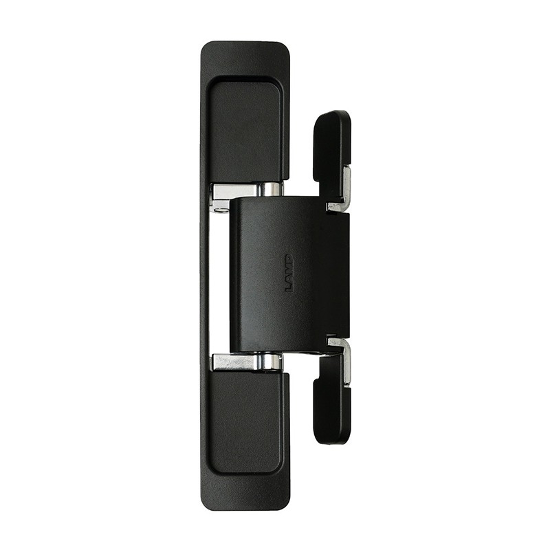 BISAGRA INVISIBLE SOBREPUESTA EN MARCO (65 KG.) NEGRA 170-056-970 SUGATSUNE