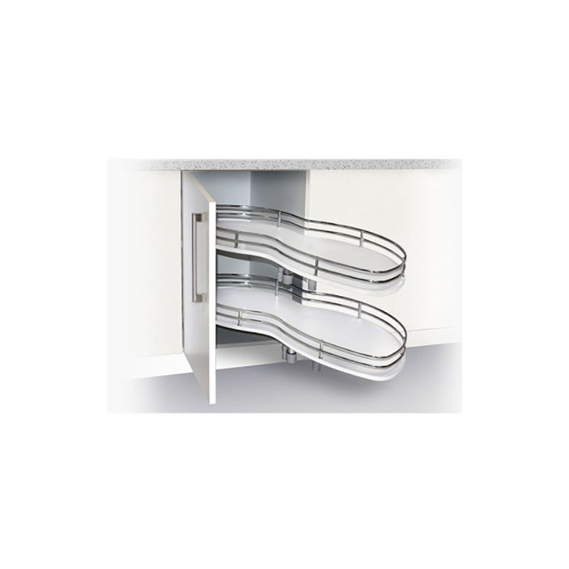 MECANISMO RINCON (RIÑON) SALE A IZQ. PTA 45CM F19037-1 CROMO GRIS P400