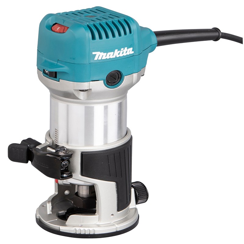 KIT FRESADORA RT0702CX2J C/MALETIN 6/8MM. 710W SAR MAKITA