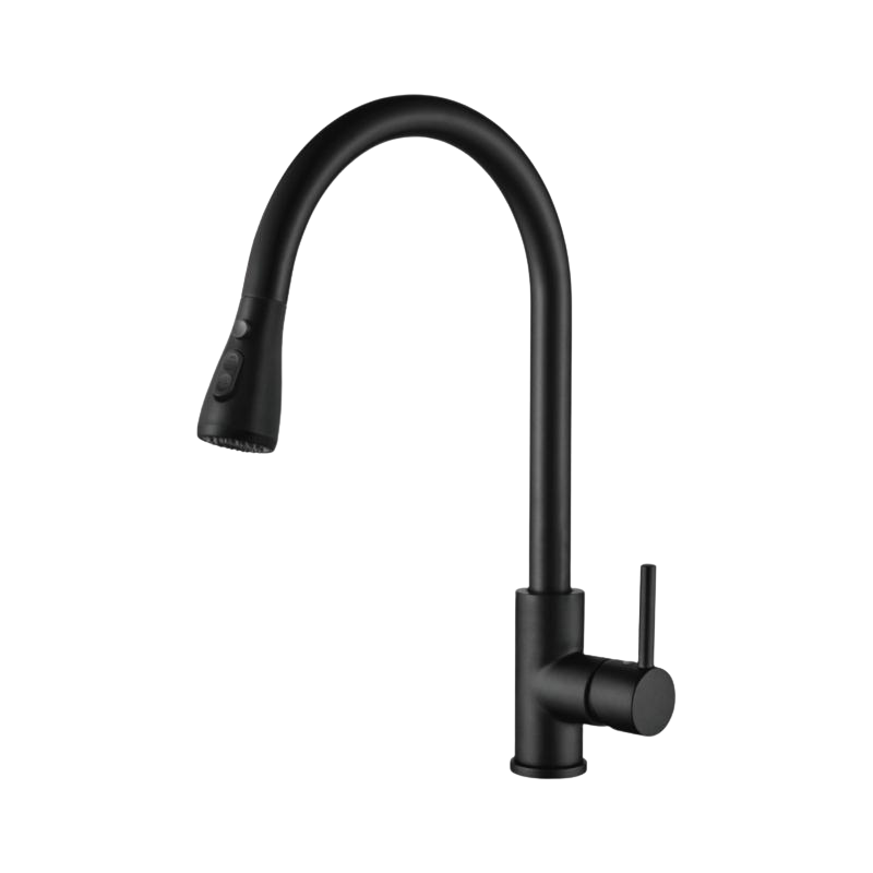 GRIFO MONOMANDO EXTRAIBLE FREGADERO NEGRO M22136B P685