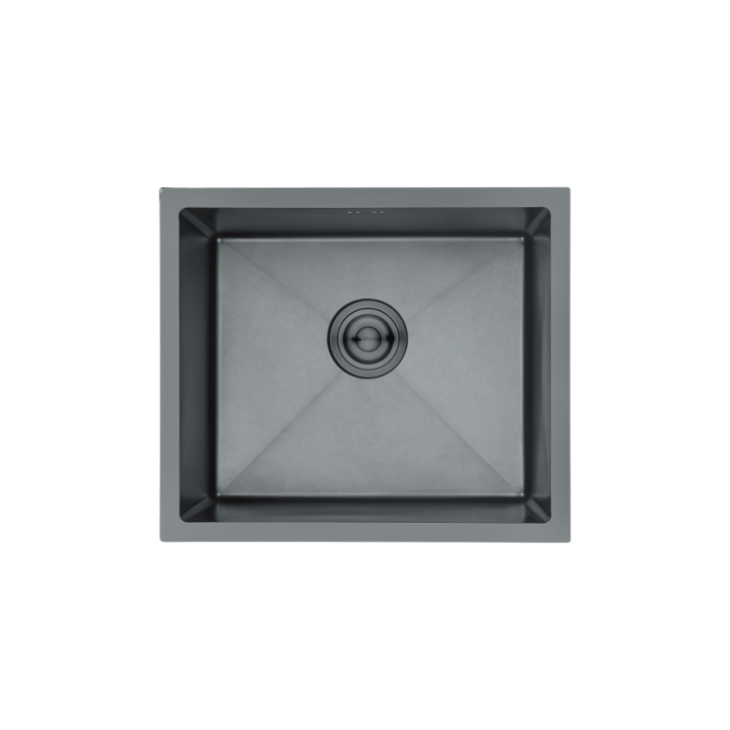 FREGADERO BAJO ENCIMERA CUADRADO 400X400MM. (35-35) NEGRO M84040B P685