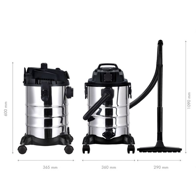 ASPIRADOR SECO-HUMEDO C/BOLSA 1200W 30L. WK402020 WERKU