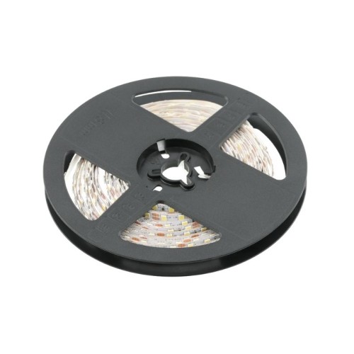 ROLLO 5 M.TIRA LED 53W 3200K 12V IP20 LD-3014-1200-20-CB LUZ CALIDA 10MM. GTV