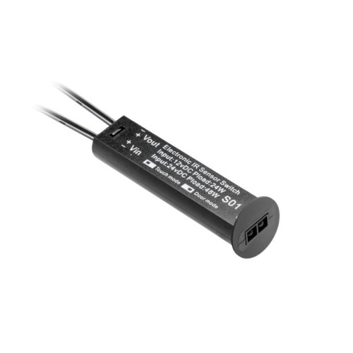 INTERRUPTOR SIN CONTACTO 3 EN 1 NEGRO AE-WBCUNI-10DIM GTV