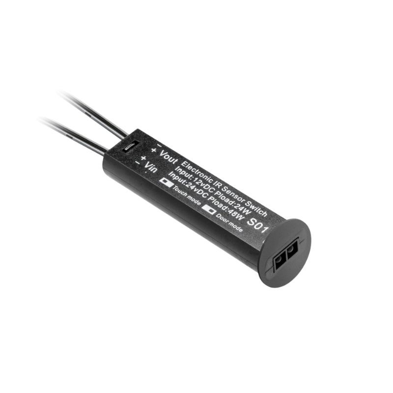 INTERRUPTOR SIN CONTACTO 3 EN 1 NEGRO AE-WBCUNI-10DIM GTV