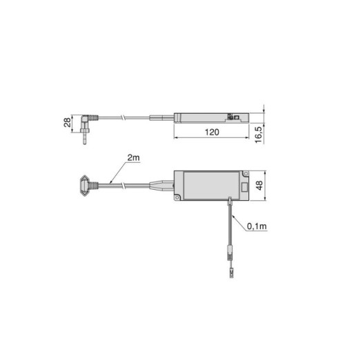 TRANSFORMADOR/CONVERTIDOR LED CABLE 15W 24V PYXIS 5152420 EMUCA
 2