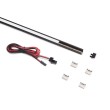 PERFIL LED EMBUTIR C/LED 24V. PYXIS B/NATURAL 4000K NEGRO 23W. 2,90MT 5225167 EMUCA