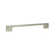 TIRADOR ALUMINIO 47061280036 NIQUEL SATINADO 128 L190 MALLE