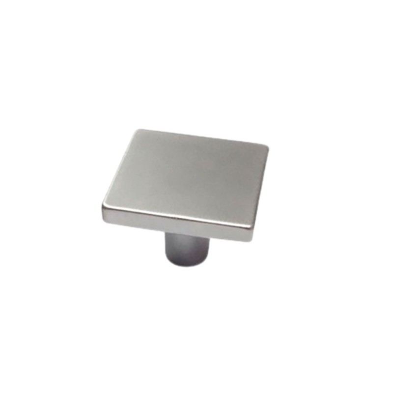 POMO CUADRADO 30X30 35370300036 NIQUEL SATINADO MALLE