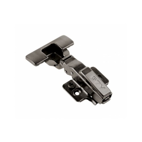 BISAGRA D.35 RECTA SILENTO-PRO C/FRENO NEGRA C/BASE 16MM/19MM C/EMBELL. ZM-HCSL09-3DBEO-20 GTV
