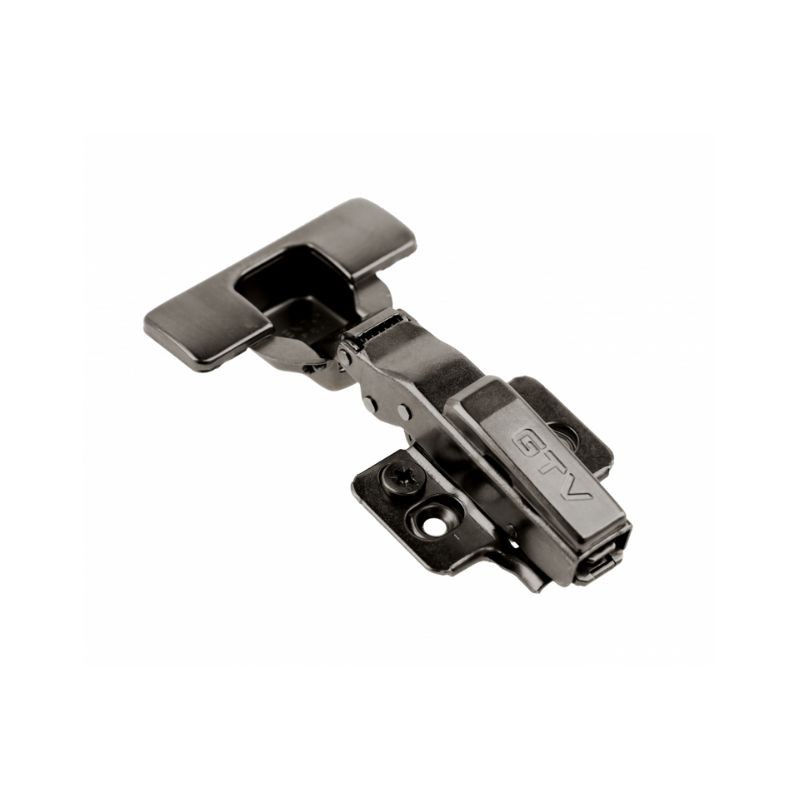 BISAGRA D.35 RECTA SILENTO-PRO C/FRENO NEGRA C/BASE 16MM/19MM C/EMBELL. ZM-HCSL09-3DBEO-20 GTV