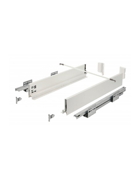 KIT CAJON PUSH AXISPRO H84 FONDO 400 MM. BLANCO PB-AXISPRO-P2O-KPL400A1 GTV