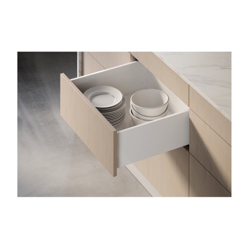 KIT CAJON PUSH AXISPRO H116 FONDO 350 MM. BLANCA PB-AXISPRO-P2O-KPL350B1 GTV