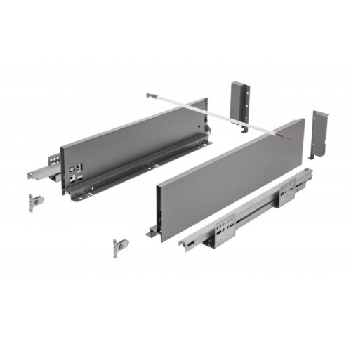 KIT CAJON PUSH AXISPRO H116 FONDO 300 MM. ANTRACITA PB-AXISPRO-P2O-KPL300B GTV