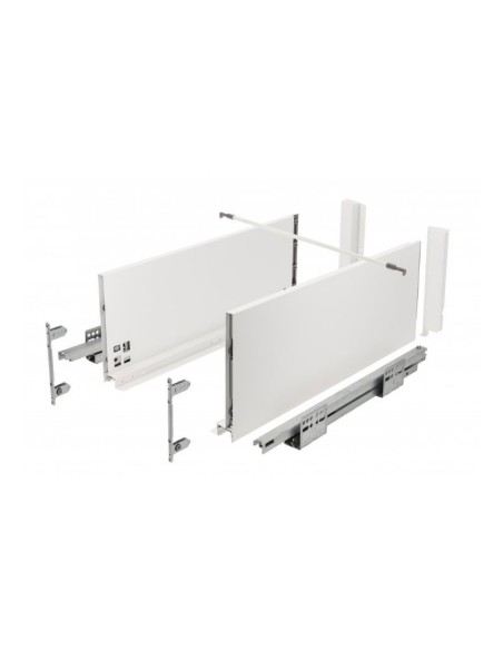 KIT CAJON PUSH AXISPRO H199 FONDO 400 MM. BLANCO PB-AXISPRO-P2O-KPL400D1 GTV
