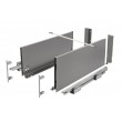 KIT CAJON PUSH AXISPRO H199 FONDO 450 MM. ANTRACITA PB-AXISPRO-P2O-KPL450D GTV