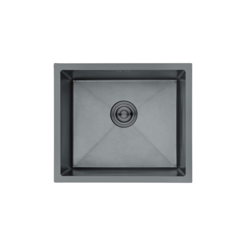 FREGADERO BAJO ENCIMERA CUADRADO 500X430MM. (45-38) NEGRO M85043B P685