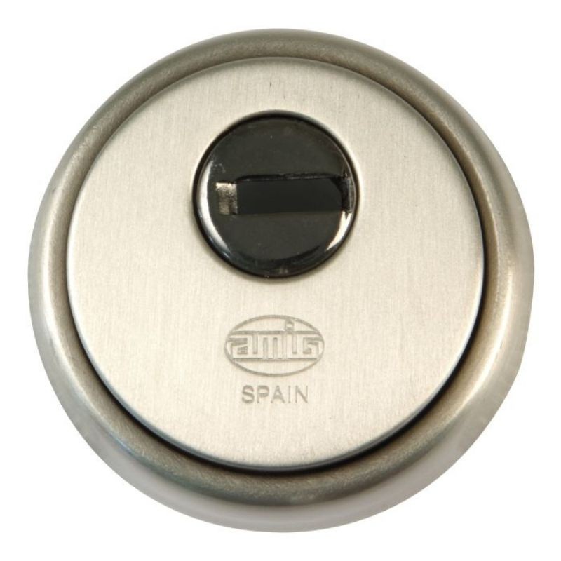 BOCALLAVE/ESCUDO DE SEGURIDAD MOD.31 CROMO MATE COD.7344 AMIG