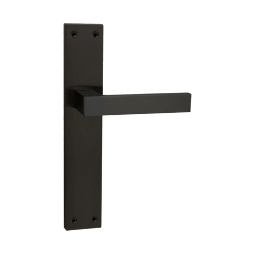 J.MANILLAS C/PLACA RECTANGULAR ALUMINIO CUBO (SVP400) NEGRA JANDEL